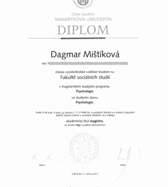 Psychology diploma